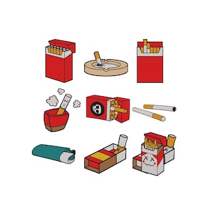 pack of cigarettes cartoon Pack: Over 10,976 Royalty-Free Licensable Stock Illustrations & Drawings Cigarette Pack - Etsy Denmark