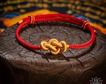 Bracciale rosso fatto a mano, braccialetto portafortuna, regalo buddista tibetano, pura coscienza e santità della montagna innevata, braccialetto a forma di cavallo, regali per lui e per lei