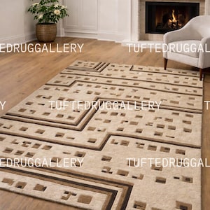 Frank Lloyd Wright Rug - Etsy