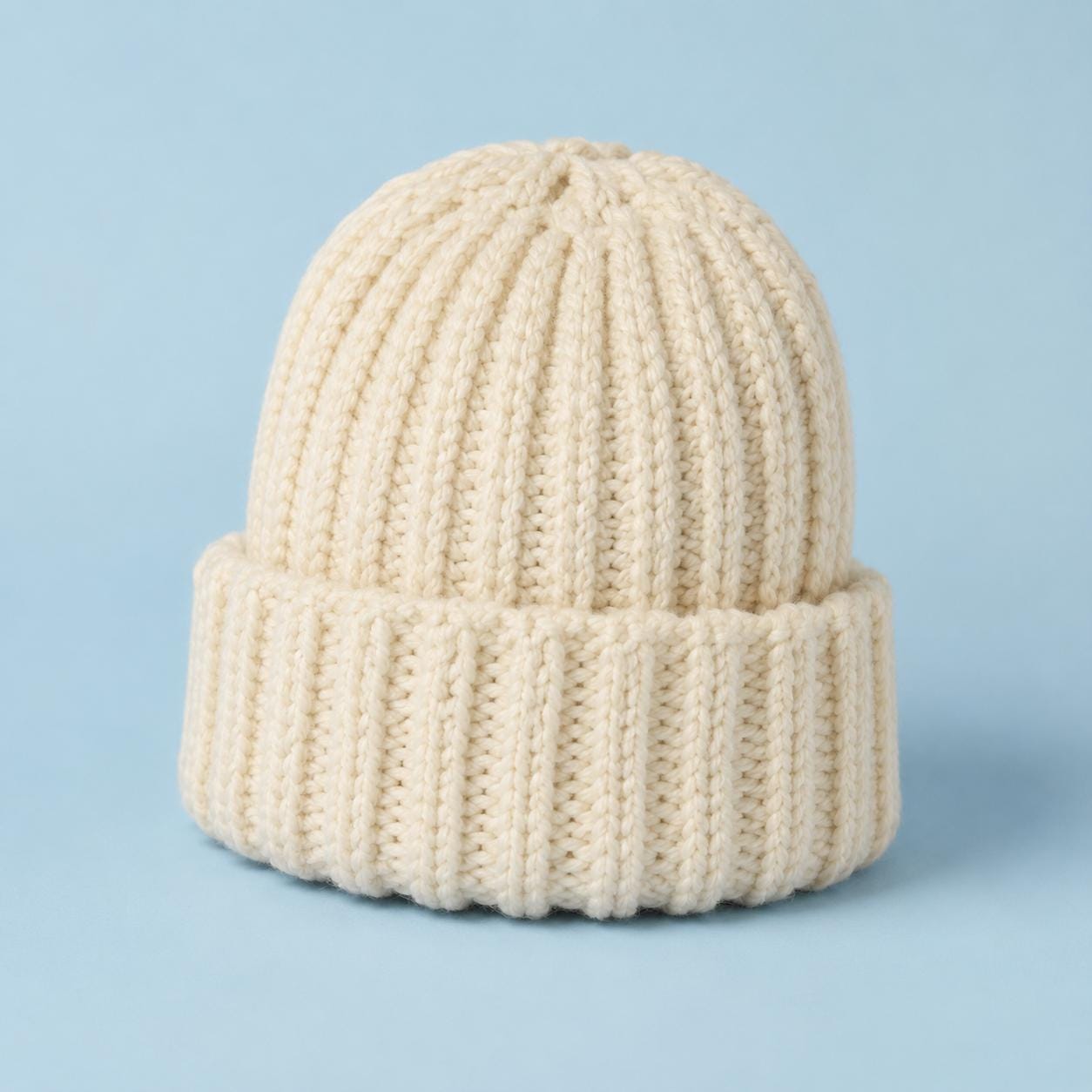 Chunky Ribbed Beanie - Etsy