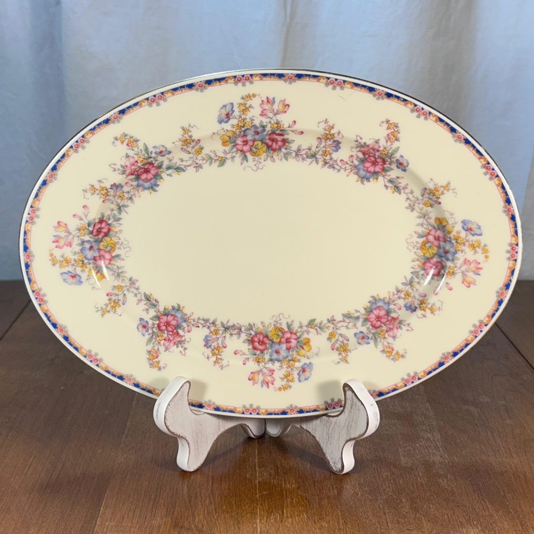 Vintage Bohemia Royal Ivory Bone China Serving Platter/tray - Etsy