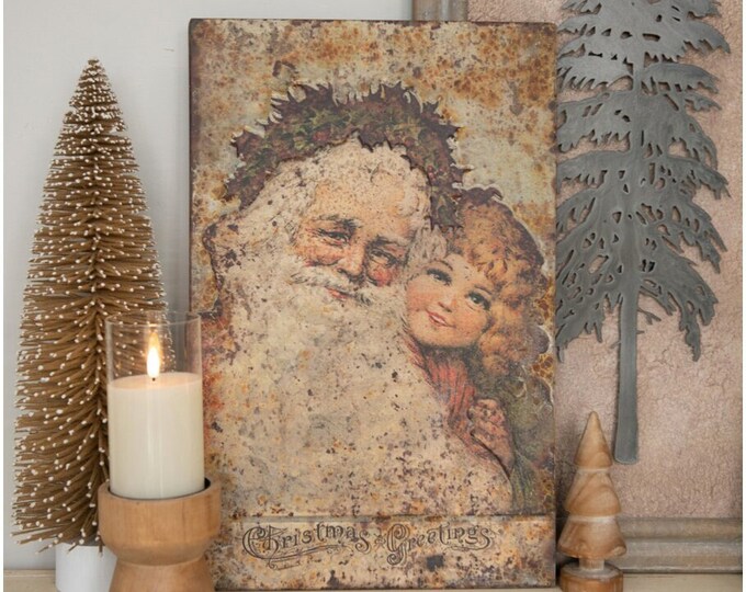 Rustic Vintage Farmhouse it's the MOST WONDERFUL Time of Year Sign Door