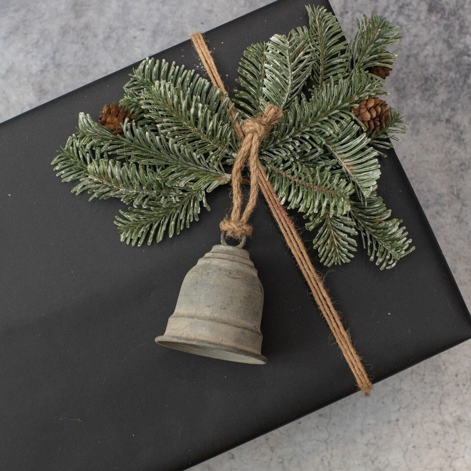 Jingle Bell Ornament Custom/ Personalized Ornaments / Large Jingle Bells/  White Jingle Bell/ 1st Christmas Ornament/ Christmas Tree Ornament 
