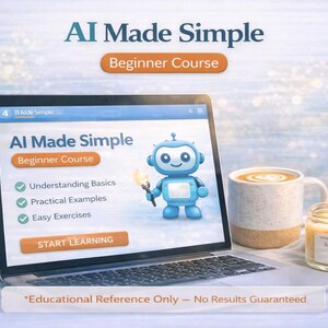 AI for Etsy Beginners Course | Digital Product Planning (PDF Download)