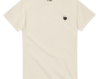 Camiseta con firma de Odd Noodle: frente minimalista, espalda llamativa / Camiseta unisex premium.