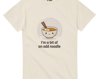 Camiseta de fideos ramen raros - Diseño kawaii de comida peculiar
