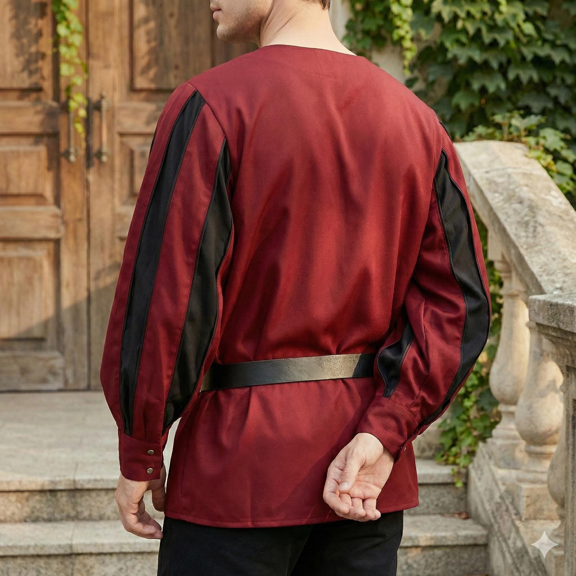 Lace up Medieval Tunic Shirt – Renaissance Viking Costume Top - Etsy