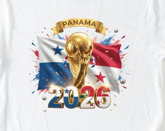 Panama 2026 Shirt, Panama Soccer Fan Tee, Football Supporter Shirt, Panama Flag Shirt, Cup 2026 Fan Tee