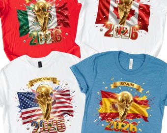 2026 Soccer Fan Shirt, Any Country Flag 26 Tee, Custom Country Code Shirt, International Football Tournament Fan Gift, World Soccer 2026 Tee