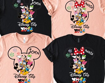 Disney 2026 Personalization Shirts, Disney Family Shirts, Disneyworld 2026 Family Shirts, Disney Vacation 2026 Trip Shirt, Disney shirt