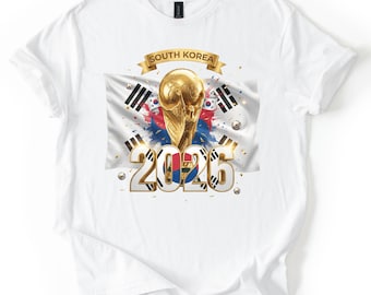 South Korea Cup Shirt, South Korea Soccer Fan Tee, Football Supporter Gift for Men Women, South Korea Team Pride Apparel Trending 2026