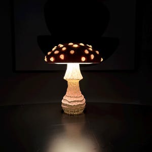 Mushroom Lamp – Cozy Cottagecore Night Light, Ambient Glow, 3 Color Modes (7.5 Inch) image 14