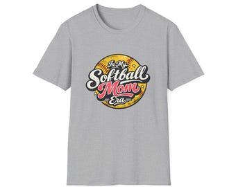 In My Softball Mom Era T-Shirt | Softball Mom Shirt, Graphic Tee