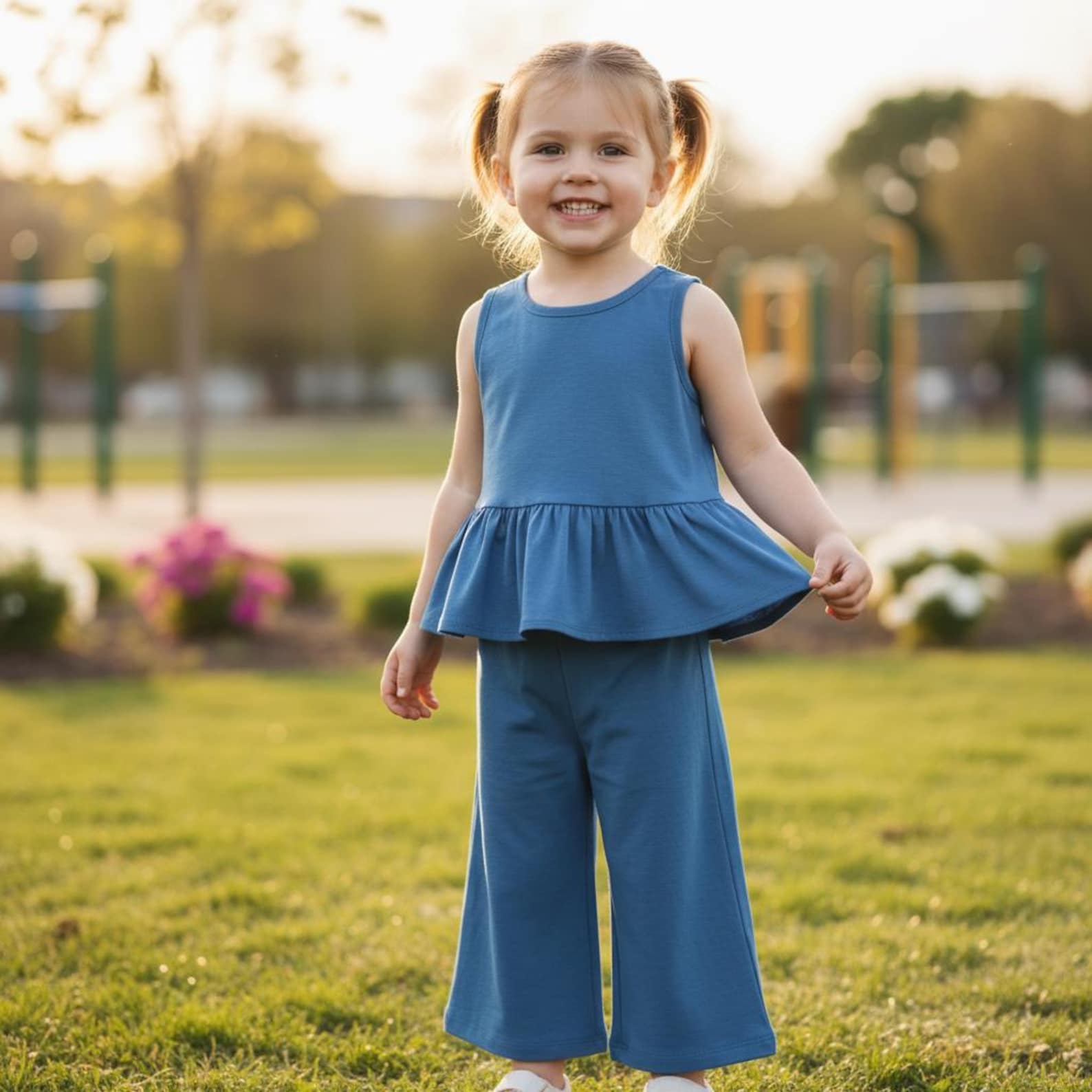 Kids Top and Pants Sewing Pattern PDF, Beginner Friendly Toddler ...