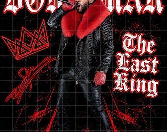 Don Omar PNG, The Last King World Tour 2026, DTF File, Sublimation Design (Digital Download)