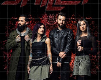 Skillet Tour 2026 Europakonzert PNG-Datei T-Shirt-Design (Digitaler Download)