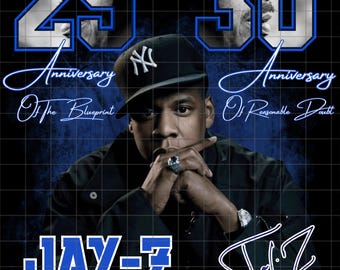 Jay-Z Yankee Stadium Anniversary Tee – 25th & 30th Celebration Shirt PNG (Digital Download)
