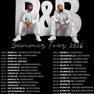 2PNG Usher Chris Brown Tour 2026 Fan Art PNG (Digital Download)