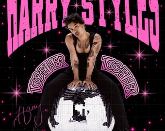 Harry Styles Tour PNG Design, Concert T-Shirt Graphic (Digital Download)