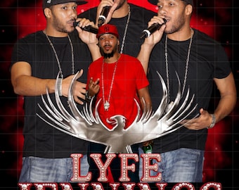 Lyfe Jennings Die Abenteuer von Lyfe Tour 2026 PNG-Datei, Konzert-T-Shirt-Design (Digitaler Download)