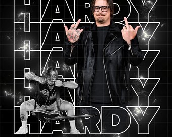Hardy JIM BOB World Tour PNG, Country Rock Concert Digital File (Instant Download)