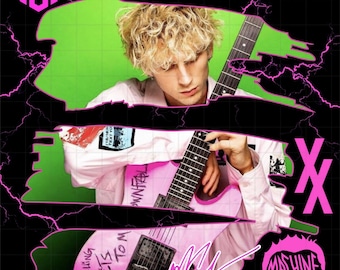 MGK Machine Gun Kelly Lost Americana Tour Fan Art: T-Shirt PNG File (Digital Download)