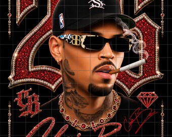 Usher Chris Brown Raymond and Brown R&B Tour PNG (Digitaler Download)