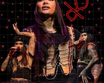 Kehlani PNG-Datei, T-Shirt-Design für die Welttournee Nordamerika (Digitaler Download)