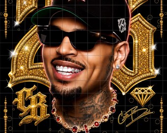 Usher Chris Brown Raymond and Brown R&B Tour PNG (Digitaler Download)