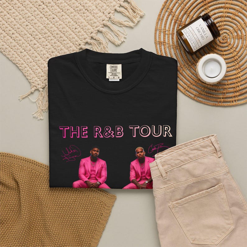 Usher Chris Brown Tour 2026 Fan Art PNG (Digital Download)