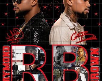 Usher Chris Brown R&B Tour 2026 Grafik (Digitaler Download)