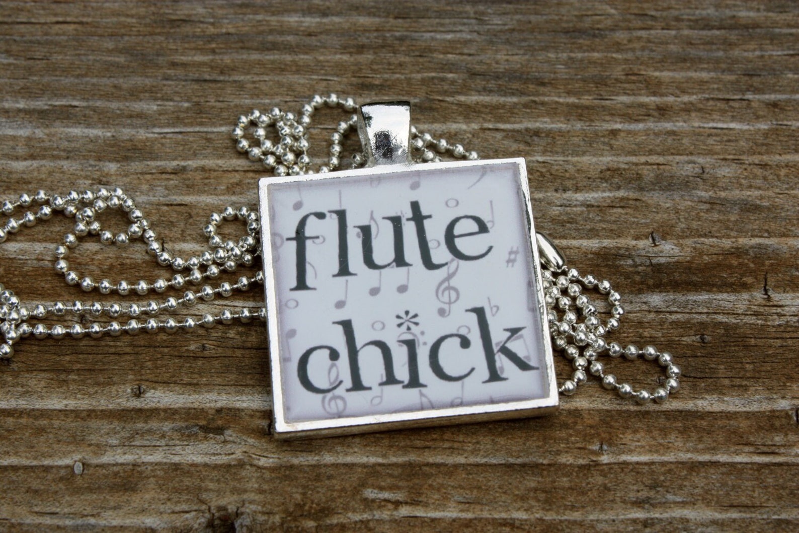 Marching Band Jewelry Band Jewelry Flute Chick Square Resin Etsy