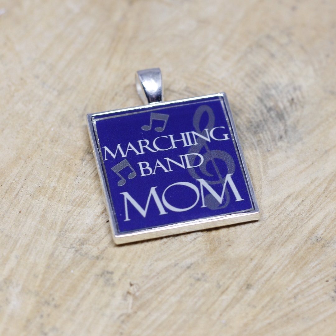 Marching Band Jewelry Marching Band Mom Resin Pendant Band Etsy