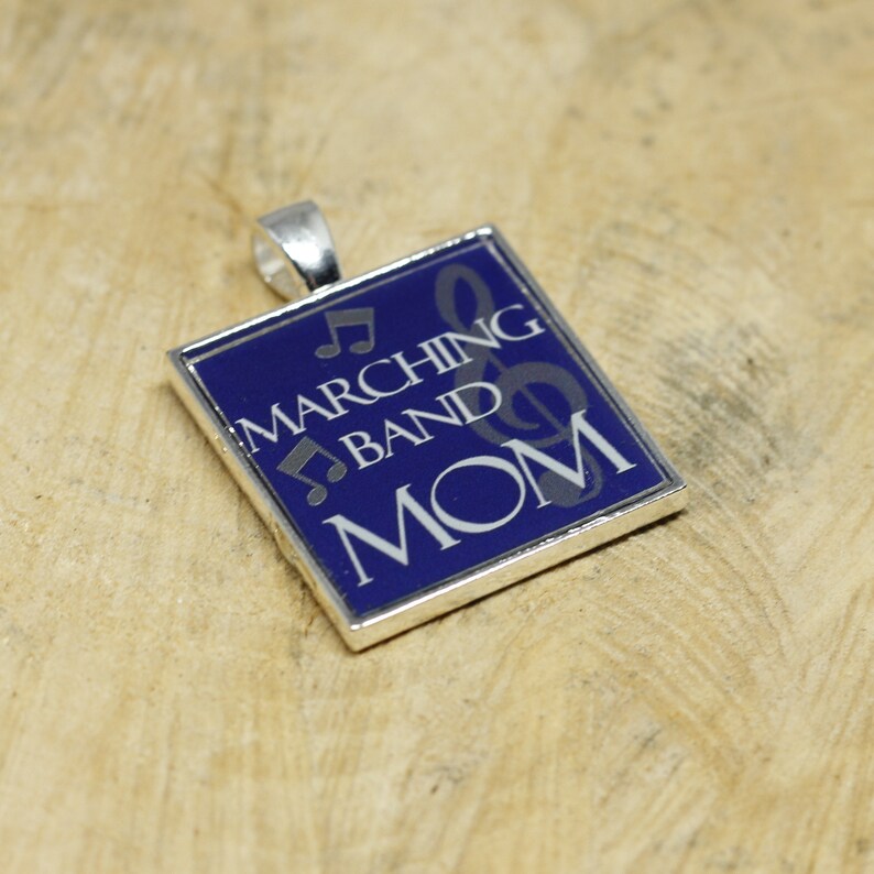 Marching Band Jewelry Marching Band Mom Resin Pendant Band Etsy