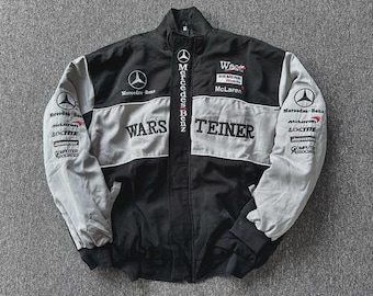 F1 Mercedes Benz Vintage Racing Embroidered Jacket