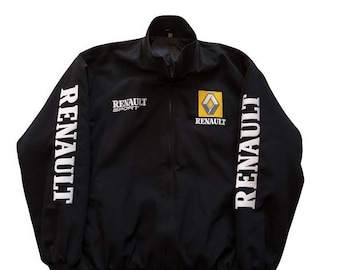 大人用 F1 ヴィンテージ RENAULT 刺繍入りレーシングジャケット