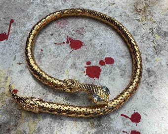 Serpiente Dorada — Collar de Serpiente Vintage