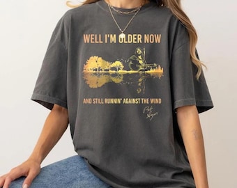 Older Now Running Against Wind Tee | Vintage Runner Graphic Shirt