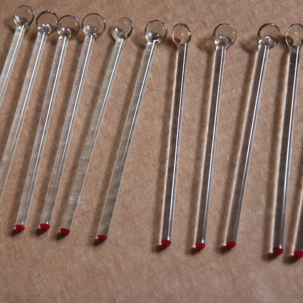 Glass Swizzle Sticks Etsy