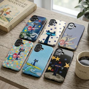 Pete the Cat Phone Case Collection for iPhone and Samsung, Full Wrap Design