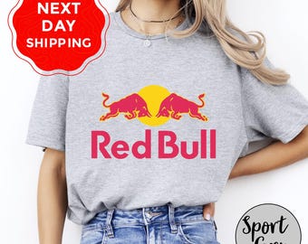 Red Bull Shirt, Red Bull Logo T-Shirt, Red Bull Energy Drink Shirt, Red Bull Lover Shirt, Red Bull Tee, Energy Drink Shirt, Red Bull Gift