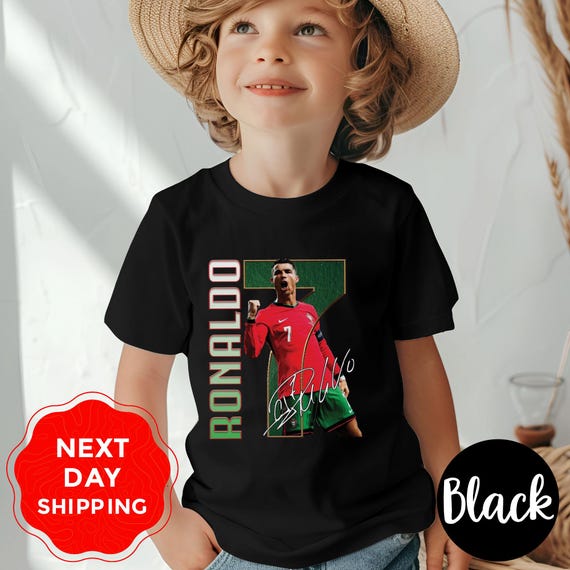Cristiano Ronaldo Shirt, Youth Ronaldo 7 Soccer T-Shirt, Soccer Youth Shirt, Ronaldo Fan Shirt, Kids Ronaldo Soccer Tee