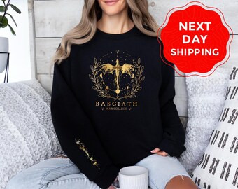 Basgiath War College Sweatshirt, Fourth Wing Hoodie, Dragon Rider Sweatshirt, Fantasy Book Shirt