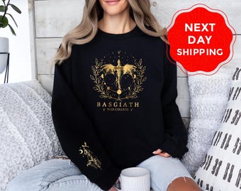 Basgiath War College Sweatshirt, Fourth Wing Hoodie, Dragon Rider Sweatshirt, Fantasy Book Shirt