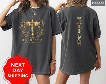 Comfort Colors® T-Shirt, Basgiath War College Shirt, Fourth Wing T-Shirt, Dragon Rider Shirt, Fantasy Book Tee
