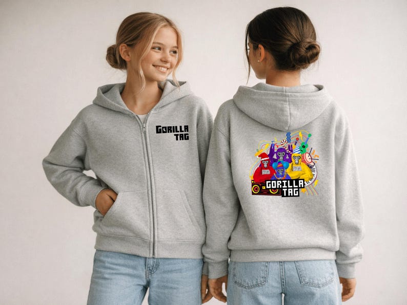 Gorilla Tag Youth Full Zip Hoodie image 2