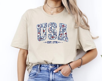 Usa T-Shirt, 4th of July Tee