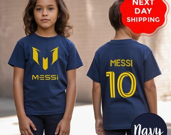 Kids Messi Shirt, Lionel Messi Shirt, Soccer T-shirt, Kids Soccer Shirt, Soccer Team Gift, Messi Shirt, Messi Merch Shirt, Lionel Messi Tee