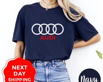 Audi T-Shirt, Audi Logo Shirt, Audi Car Logo Tee, Audi Fan Shirt, Audi Tee