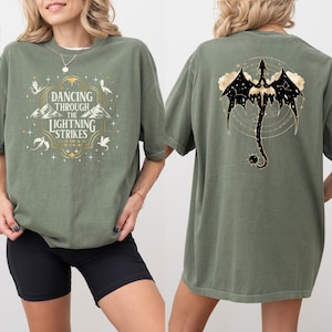 Comfort Colors® T-Shirt, Basgiath War College Shirt, Dragon Rider T-Shirt, Fourth Wing Tee, Onyx Storm Shirt image 3